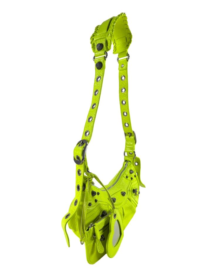 ルカ Bolsa Tiracolo Balenciaga Le Cagole XS Amarelo Fluo - CVZA9
