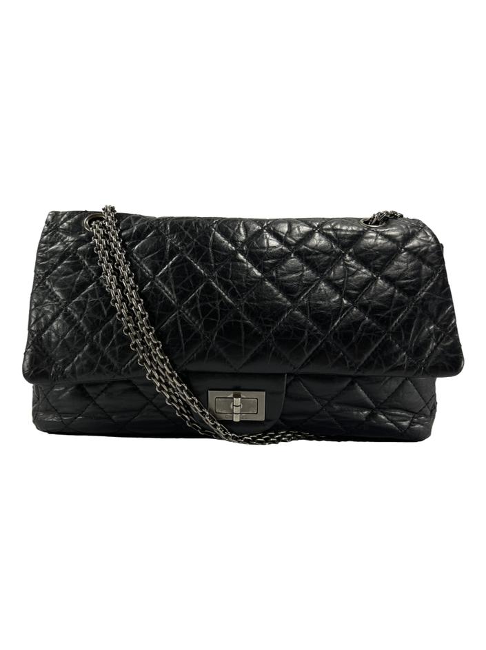 Bolsa Tiracolo Chanel 2.55 Reissue 227 Quilted Lambskin Preta