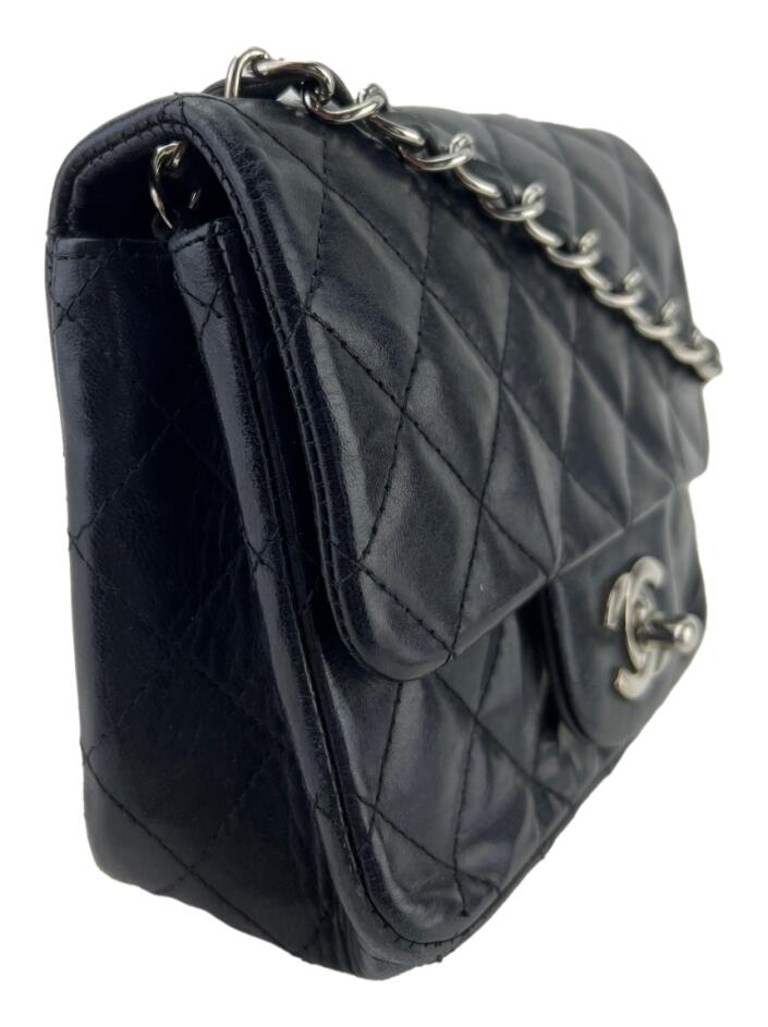 Bolsa Tiracolo Chanel Classic Flap Bag Preto - AJF83 Original
