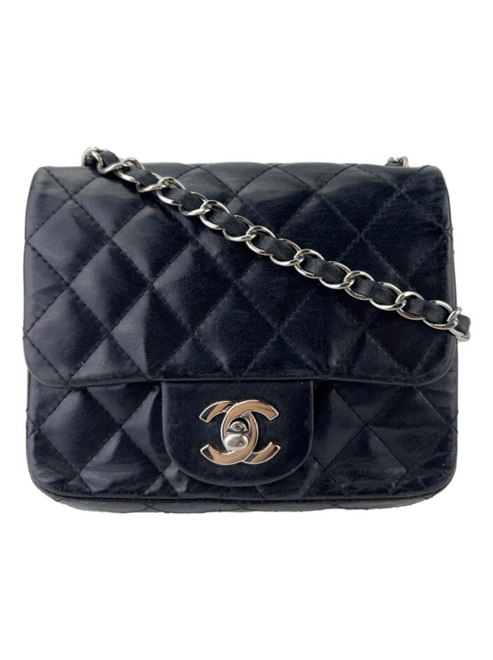 Bolsa Tiracolo Chanel Classic Flap Bag Preto - AJF83 Original