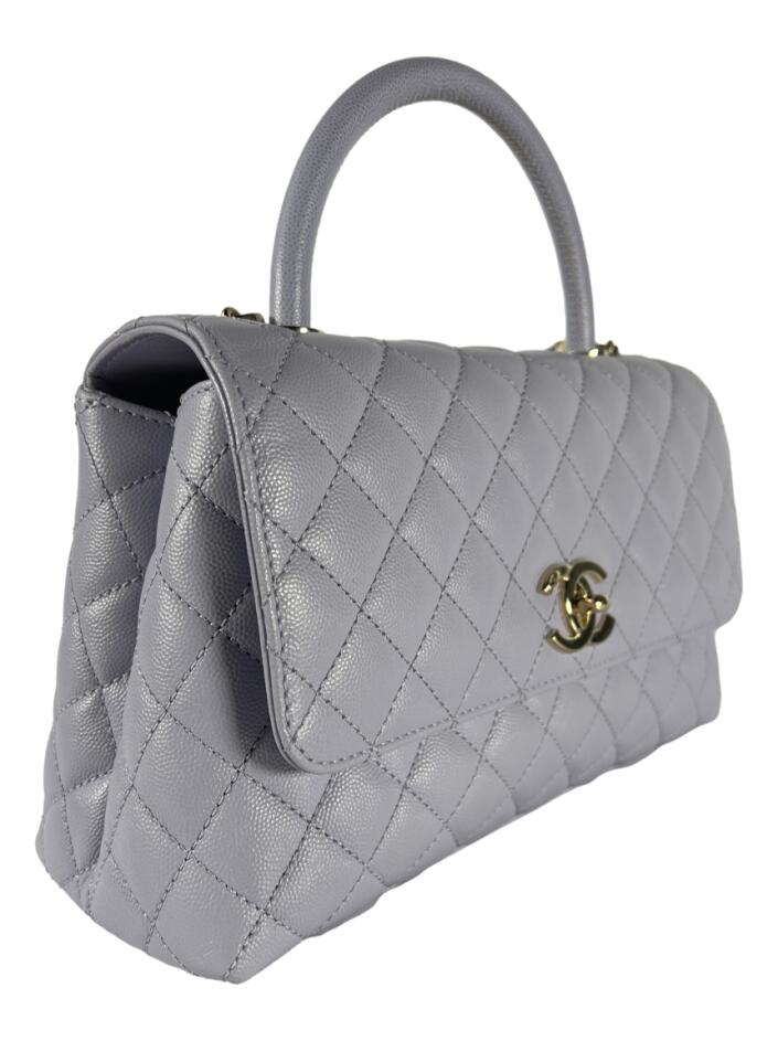 Bolsa Tiracolo Chanel Coco Handle Lilás - AFQX50 Original