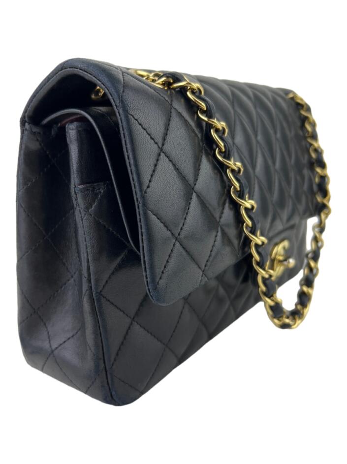 Bolsa Tiracolo Chanel Double Flap Preta - OC212 Original