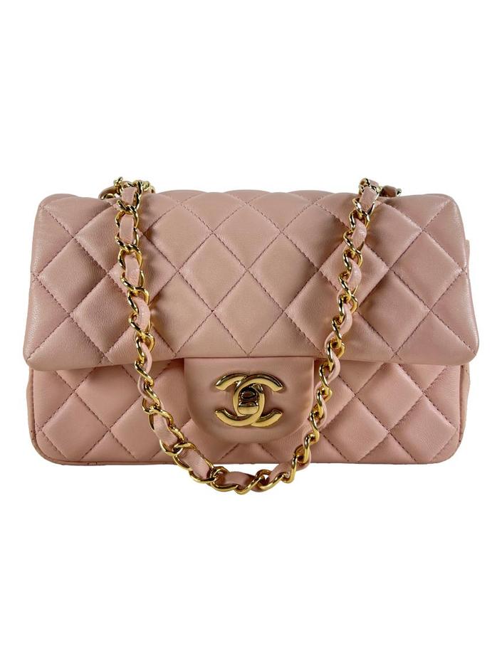 Bolsa Tiracolo Chanel Mini Rectangular Classic Rosa - AJF268
