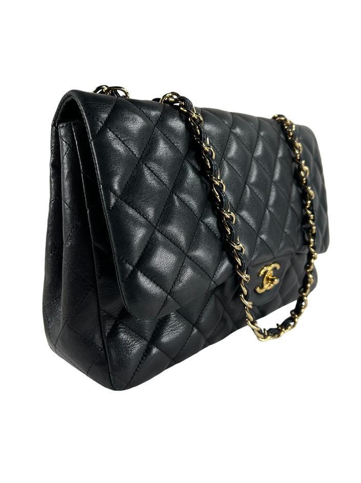 Bolsa Tiracolo Chanel Single Flap Preta - AER132 Original