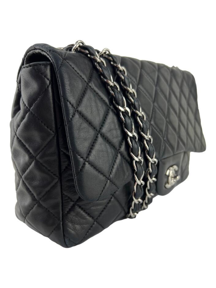 Bolsa Tiracolo Chanel Single Flap Preta - CEEC1 Original