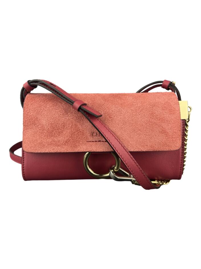 Bolsa Tiracolo Chloé Mini Faye Rosa - CLJU1 Original | Etiqueta Única