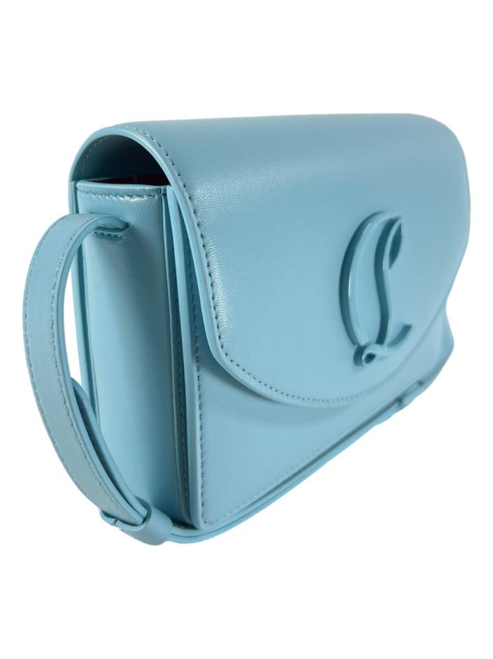 新品 Christian Louboutin Loubi54 ショルダーバッグ Bolsa Tiracolo Christian Louboutin Loubi54 Azul Mineral - CZEW1