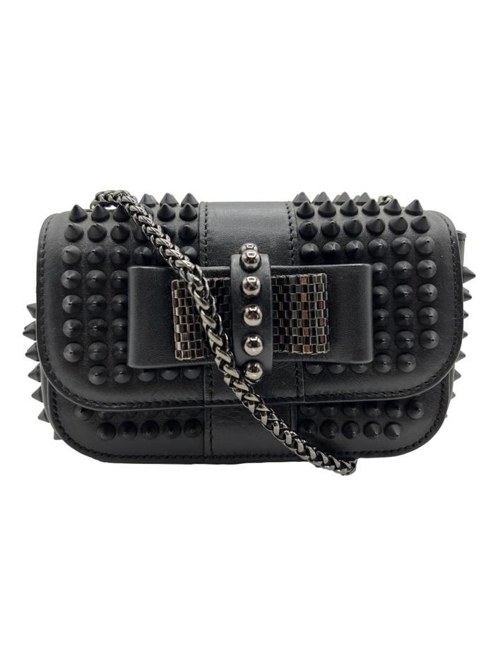 りな様【ほぼ未使用品】Christian Louboutin 黒 38 Bolsa Tiracolo Christian Louboutin Sweet Charity Preta - CRKR26