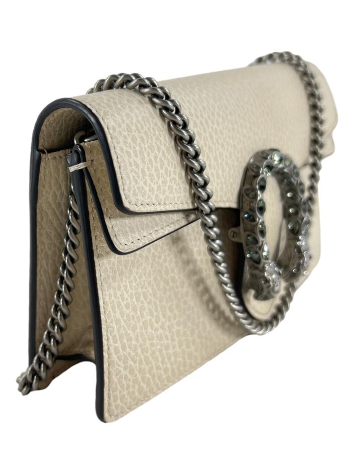 Bolsa Tiracolo Gucci Dionysus Super Mini Off White - CXLB6