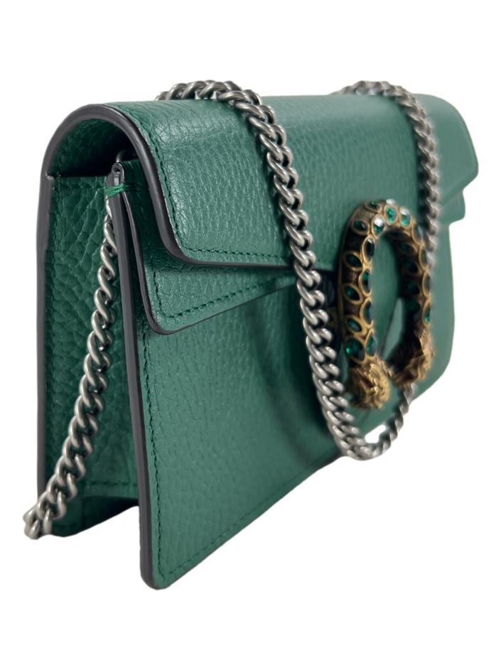 Bolsa Tiracolo Gucci Dionysus Super Mini Verde - CWMR9 Original