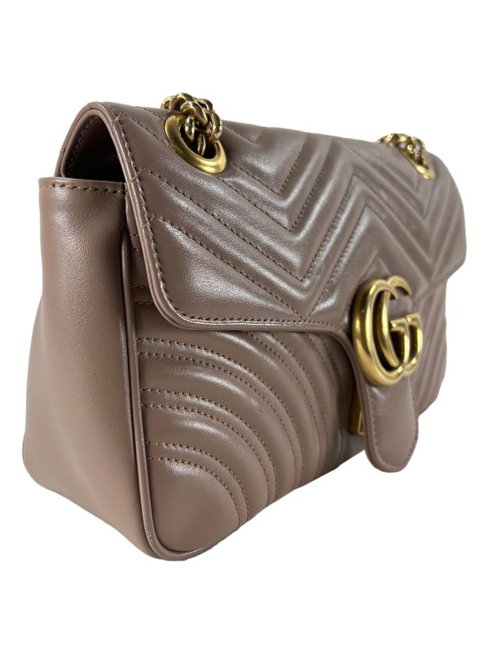Bolsa Tiracolo Gucci Marmont GG Bege - DBUI1 Original | Etiqueta Única