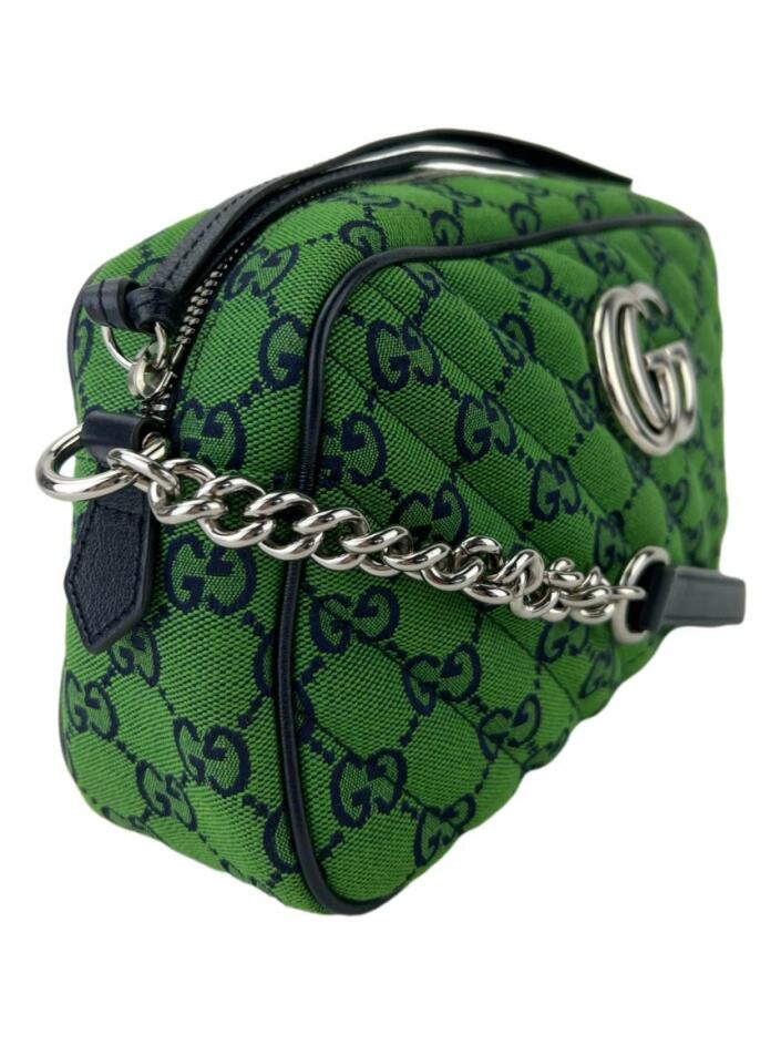 Bolsa Tiracolo Gucci Marmont GG Monograma Verde - AXP141 Original