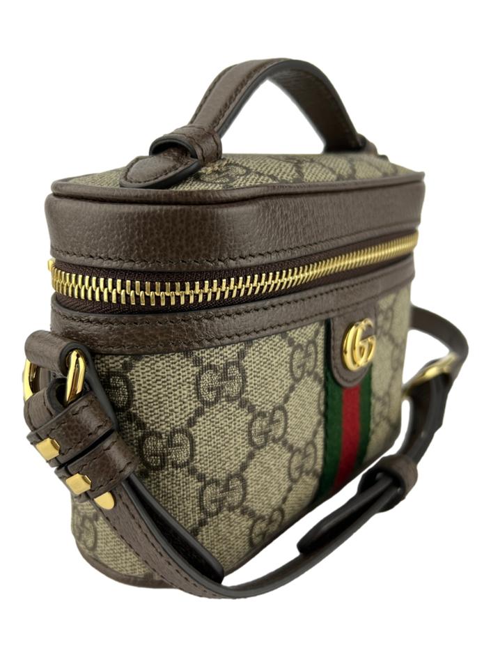 Bolsa Tiracolo Gucci Ophidia Mini GG Marrom - CNXF1 Original