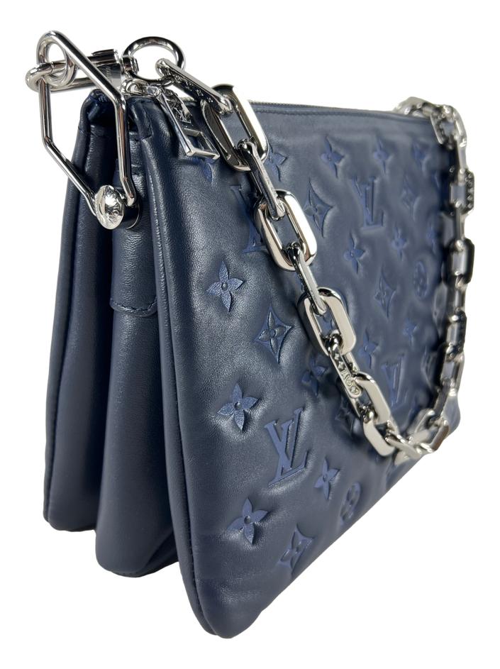 Bolsa Tiracolo Louis Vuitton Coussin PM Azul Marinho - DAZM3