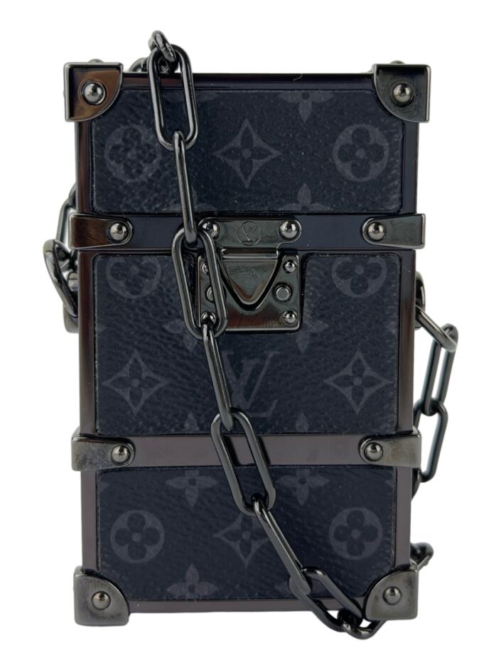 Bolsa Tiracolo Louis Vuitton Mini Trunk Box Monogram Eclipse