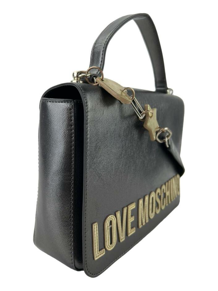 Bolsa Tiracolo Love Moschino Logo Prateada - FPN75 Original