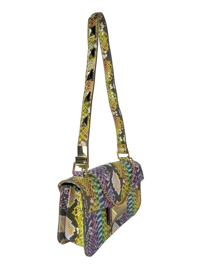 Bolsa Tiracolo Luiza Barcelos Embossed Python Colorida - CFUB22