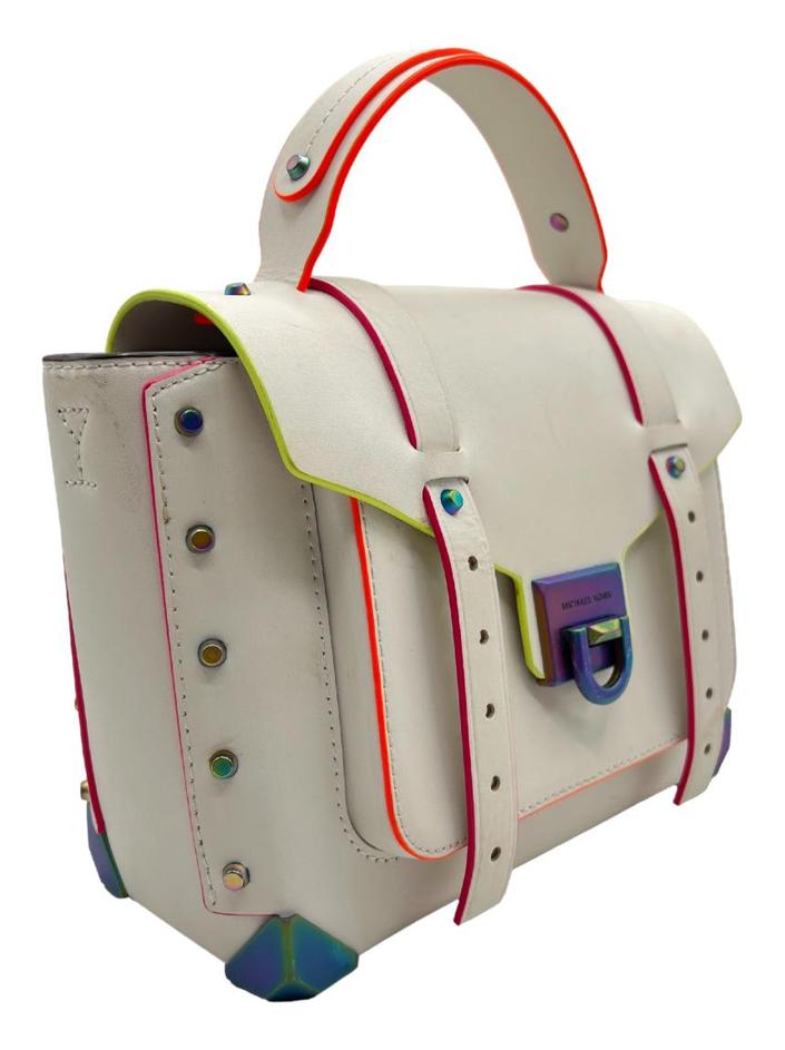 Bolsa Tiracolo Michael Kors Manhattan Branco - CVKZ2 Original