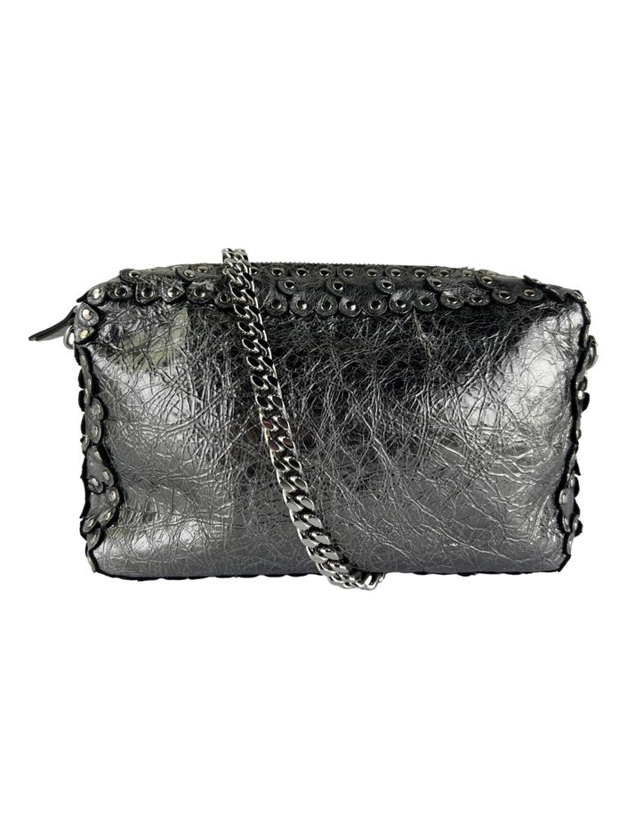 Bolsa Tiracolo Red Valentino Couro Metalizado - AD962 Original