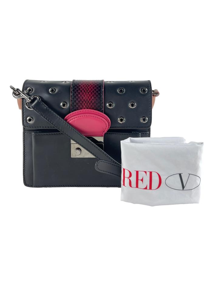 Bolsa Tiracolo Red Valentino Grommet Detailed Preto - CLH359 Original ...
