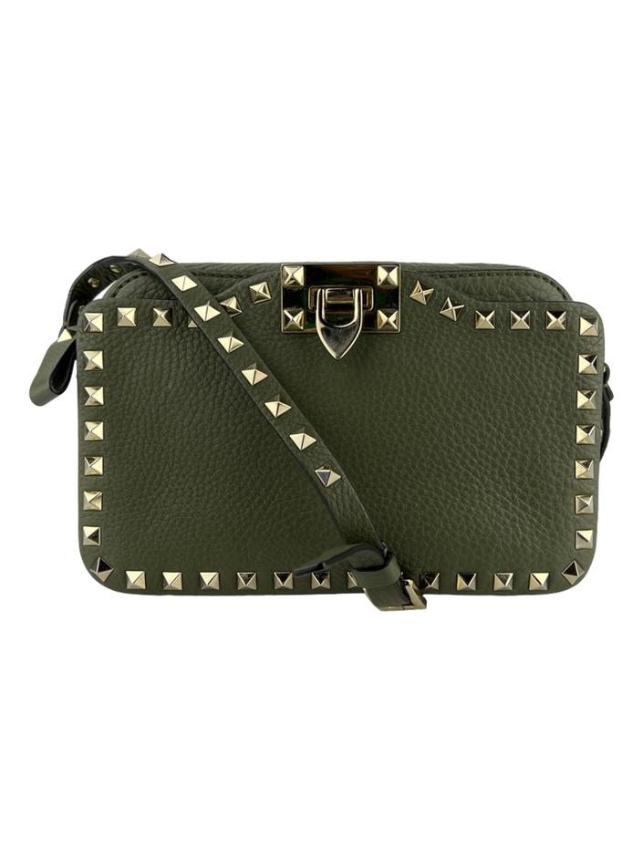 Bolsa Tiracolo Valentino Flip Lock Camera Verde - GWE72 Original
