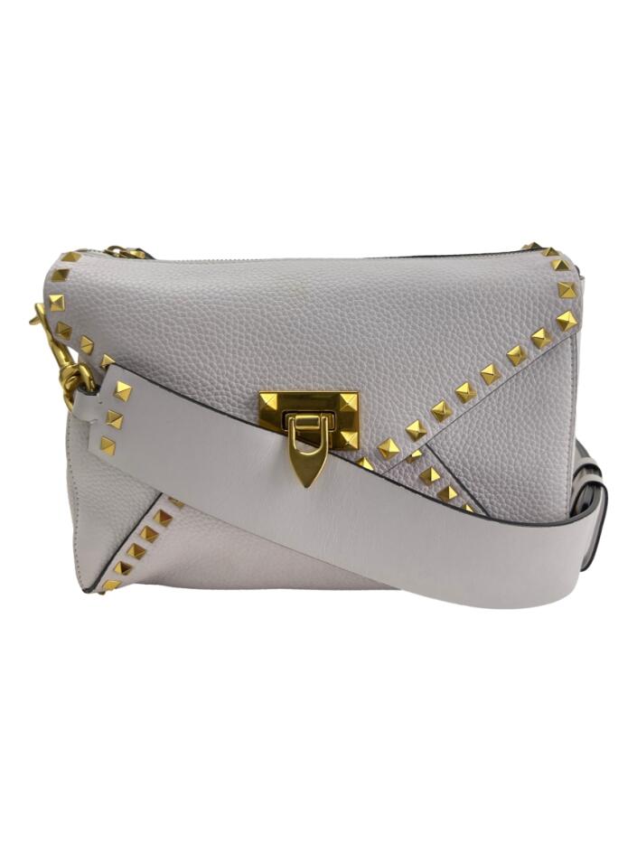 Bolsa Tiracolo Valentino Rockstud Hype Branca Original ZZF69