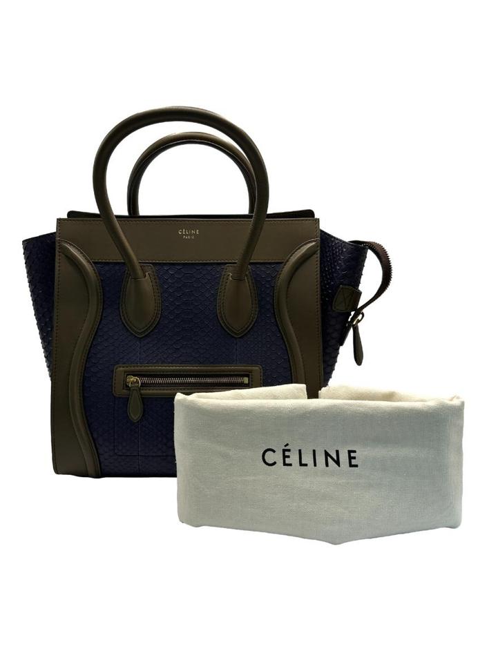 Bolsa Tote Celine Luggage Python Bicolor - CRTD4 Original | Etiqueta Única