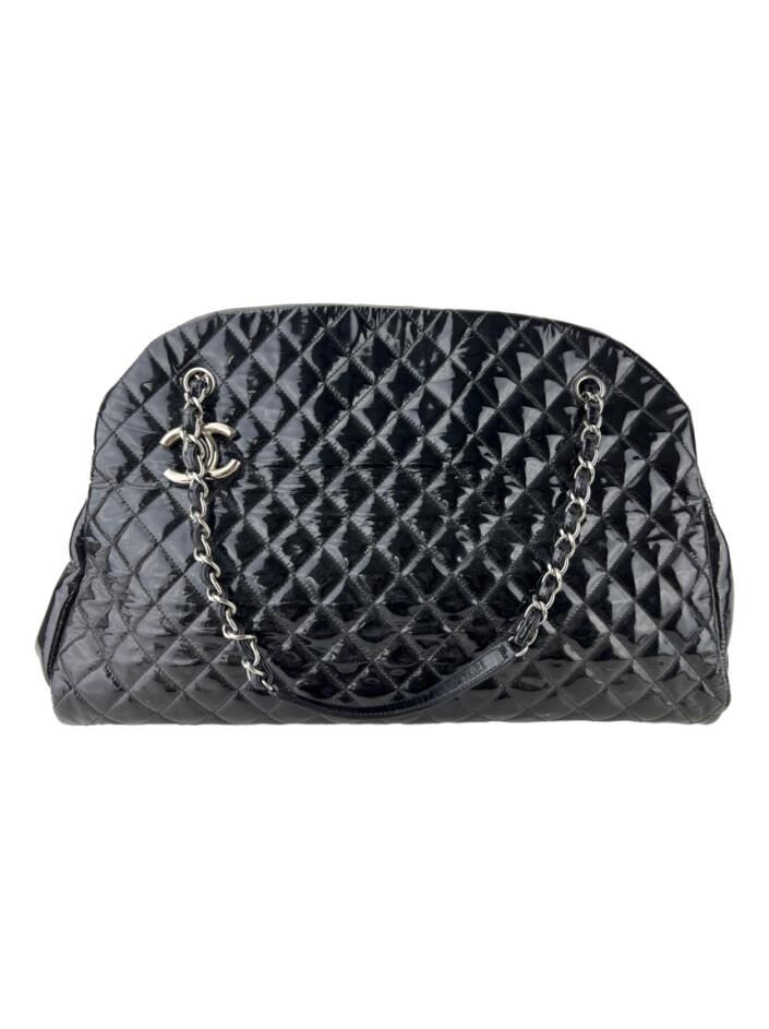 Bolsa Tote Chanel Just Mademoiselle Bowling Preto - X354 Original