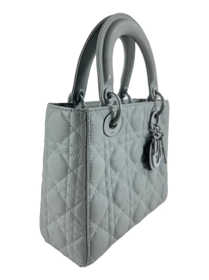 Bolsa Tote Christian Dior Lady Dior My ABCDior Small Cinza - DBJK1
