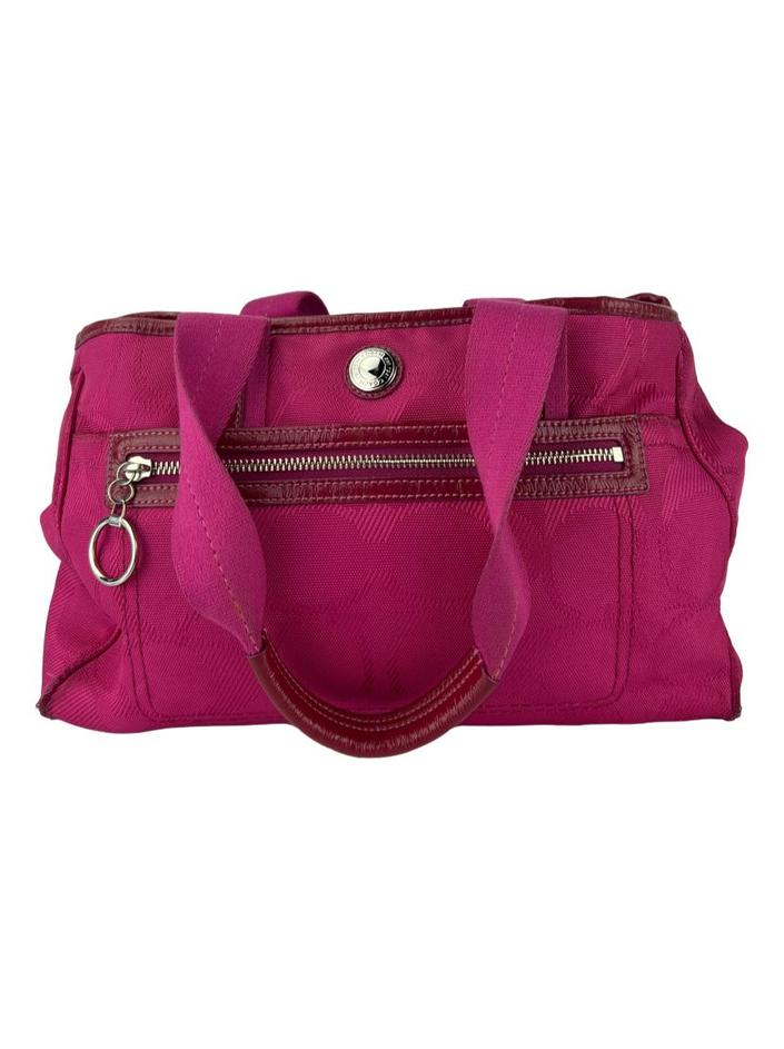 Bolsa Tote Coach Daisy Signature Rosa Original Etiqueta Unica