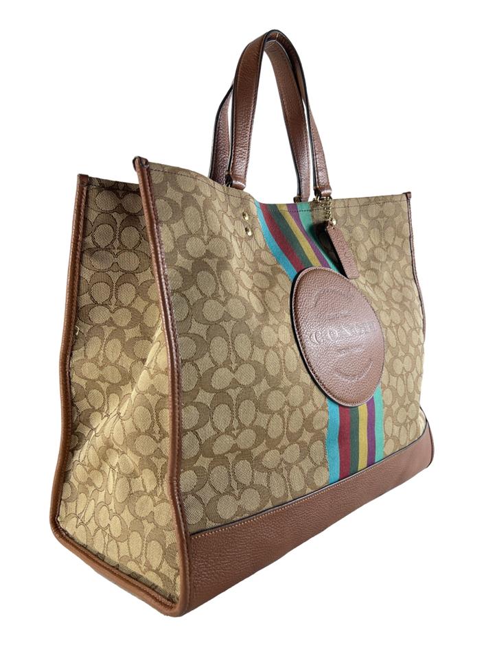 Bolsa Tote Coach Dempsey 40 Signature - CZYC15 Original | Etiqueta