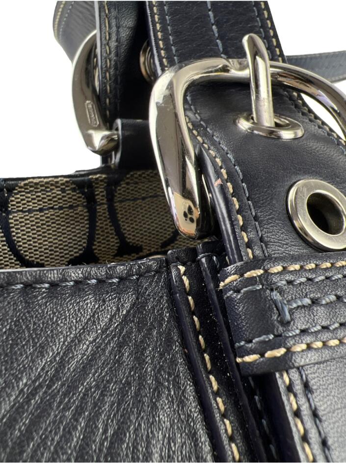 Bolsa Tote Coach Soho Signature Azul - CFVR1 Original | Etiqueta Única