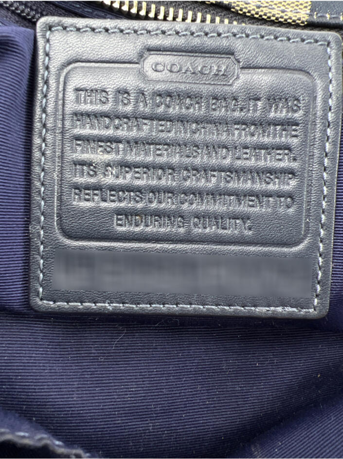 Bolsa Tote Coach Soho Signature Azul - CFVR1 Original | Etiqueta Única