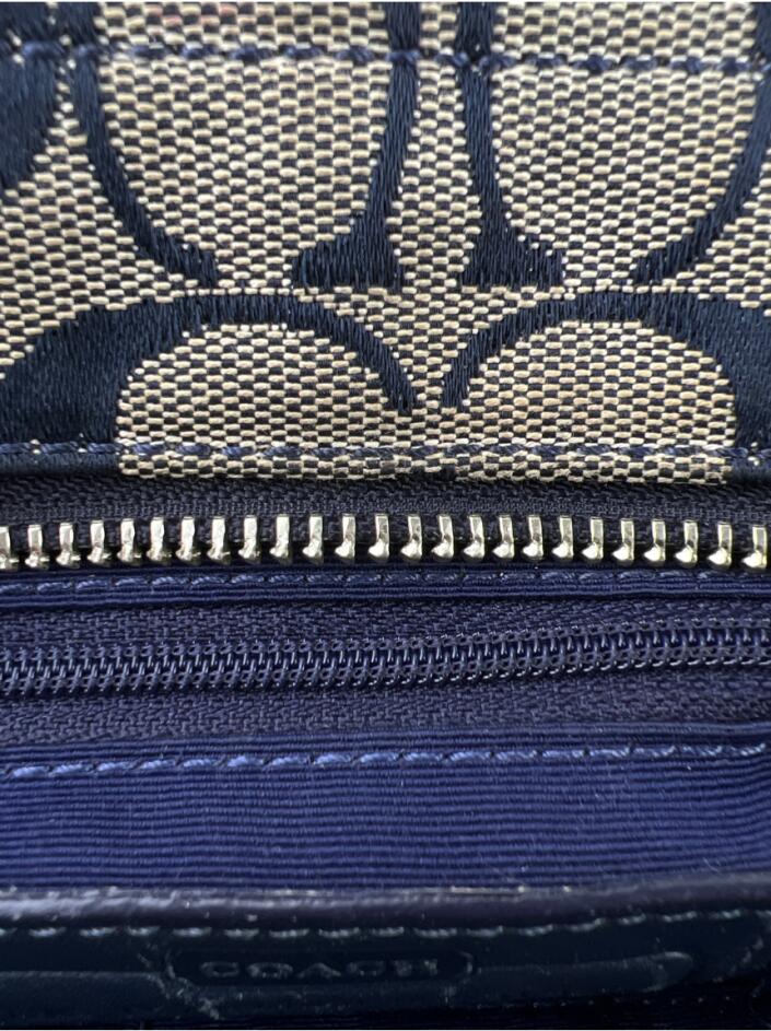 Bolsa Tote Coach Soho Signature Azul - CFVR1 Original | Etiqueta Única