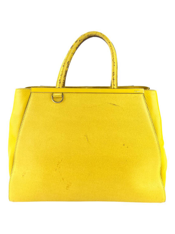 Bolsa Tote Fendi 2Jours Amarela - ZZ1011 Original | Etiqueta Única
