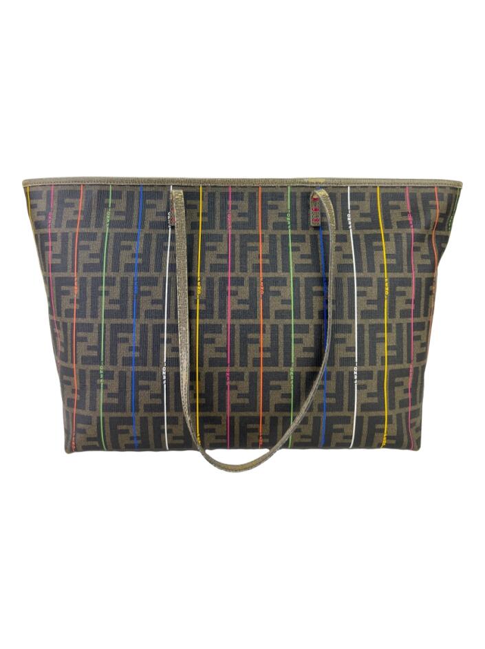 Bolsa Tote Fendi Tobacco Zucca Roll Colorida - JQV140 Original