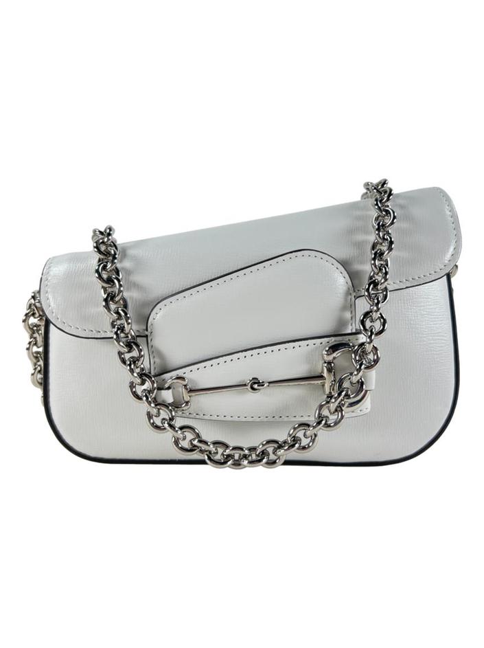 Bolsa Tote Gucci 1955 Horsebit Mini Asymmetric Branca - CWRI2