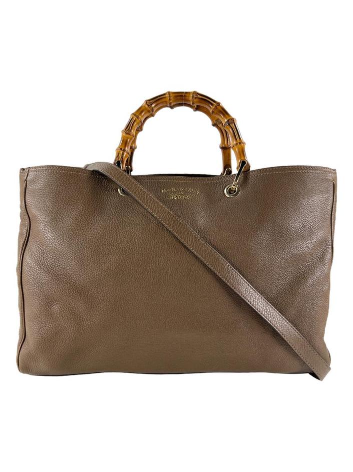 Bolsa Tote Gucci Bamboo Shopper Marrom - CJRE32 Original
