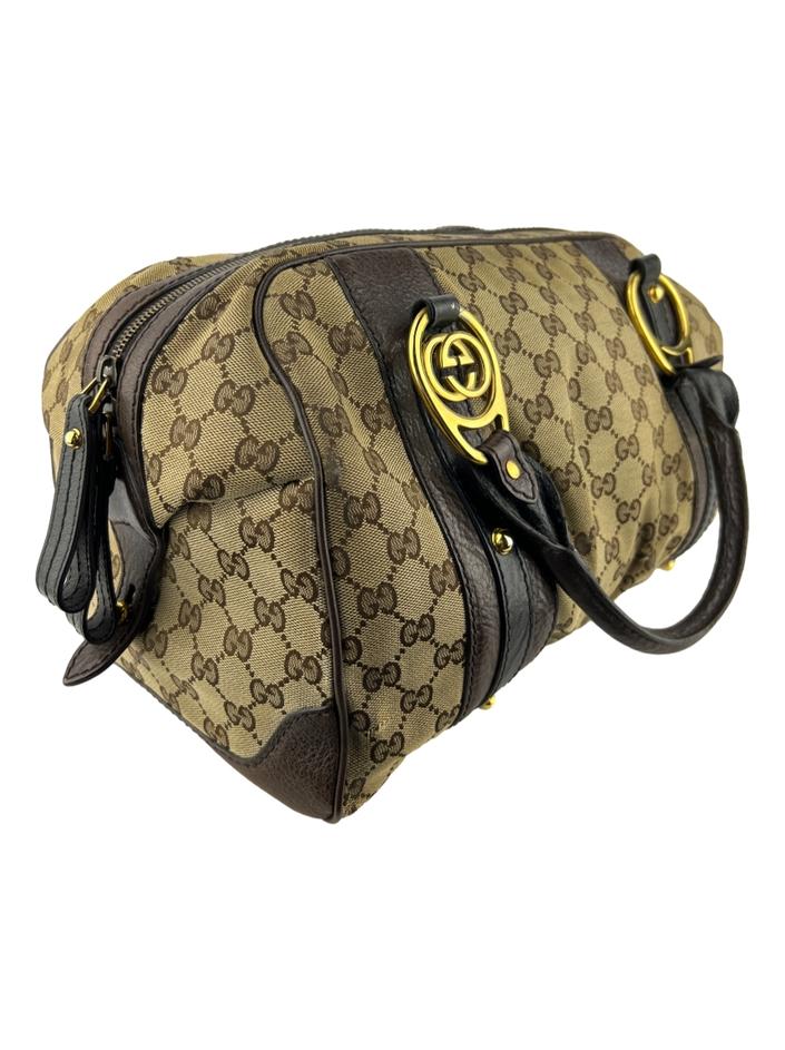 Bolsa Tote Gucci Interlocking Icon Monogram Marrom - VXK40