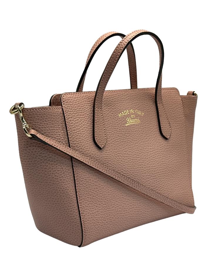 Bolsa Tote Gucci Swing Mini Rosa - CXWC2 Original | Etiqueta Única