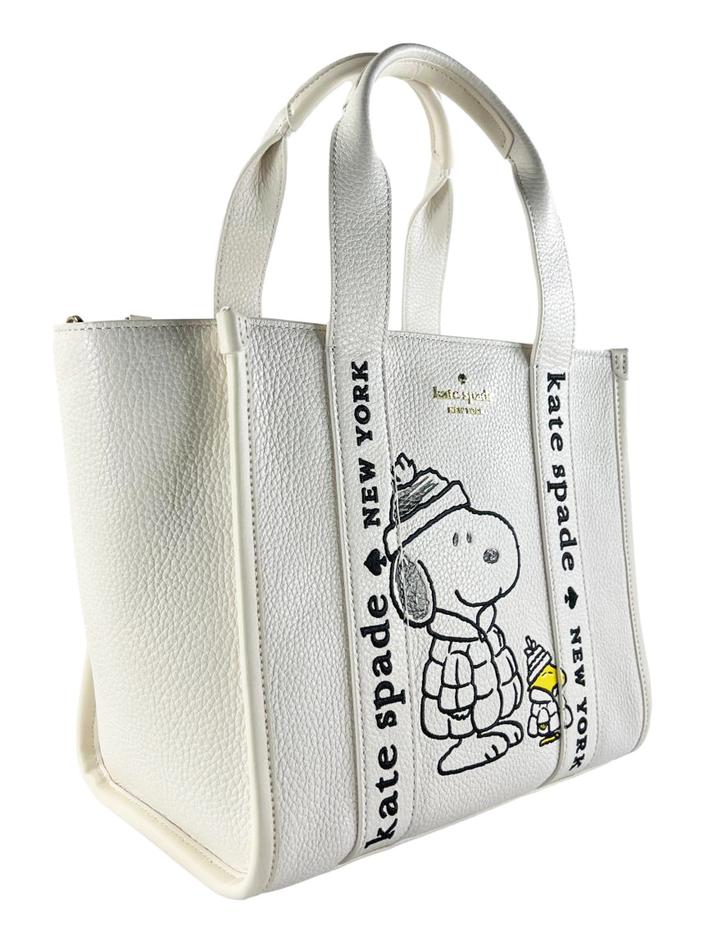 Bolsa Tote Kate Spade X Peanuts Snoopy Branca - HCR28 Original
