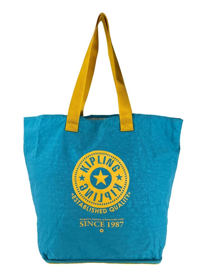 Bolsa Tote Kipling Hip Hurray Azul - NZX80 Original | Etiqueta Única