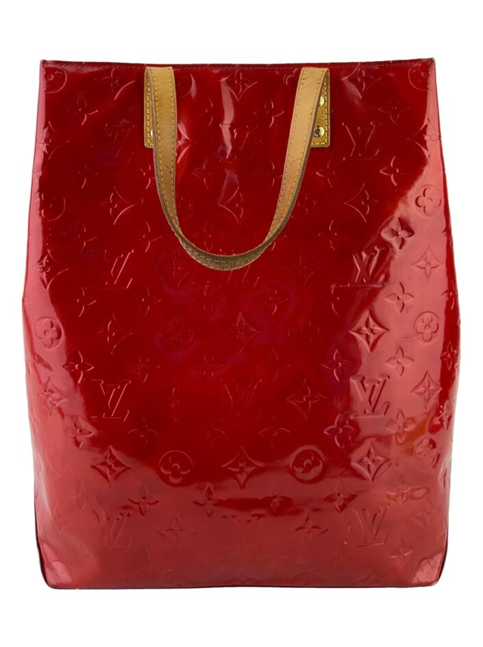 Bolsa Tote Louis Vuitton Reade Vernis MM Vermelha - ZZ1079