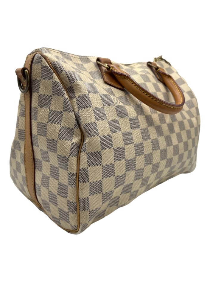 Louis Vuitton バッグ Bolsa Tote Louis Vuitton Speedy Bandouliere Damier Azur - HXM44