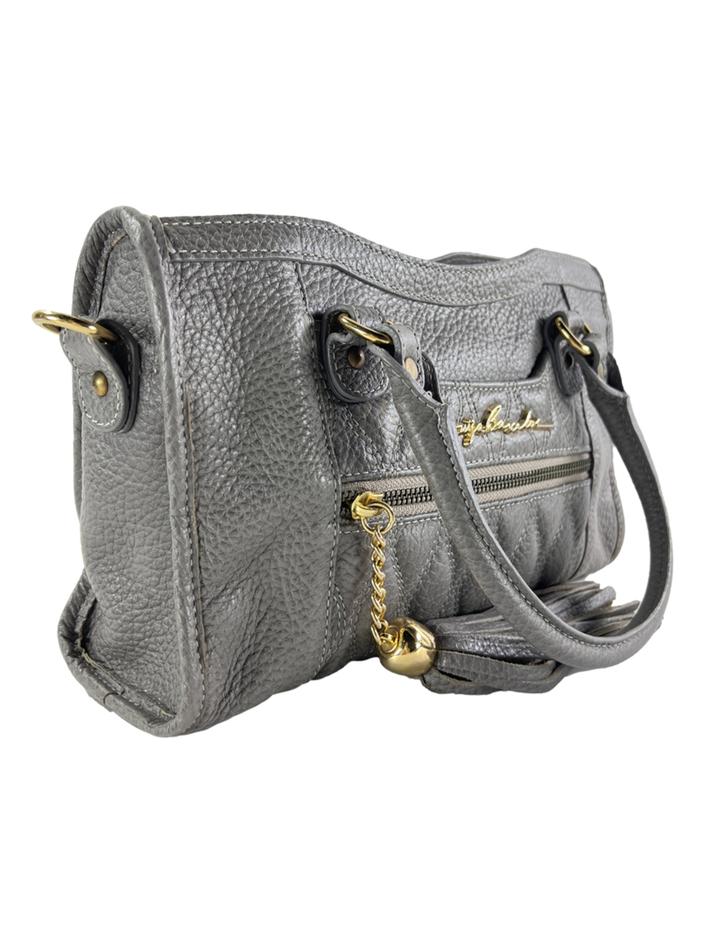 ゆか　0916 Bolsa Tote Luiza Barcelos Couro Cinza - MXX8 Original | Etiqueta Única