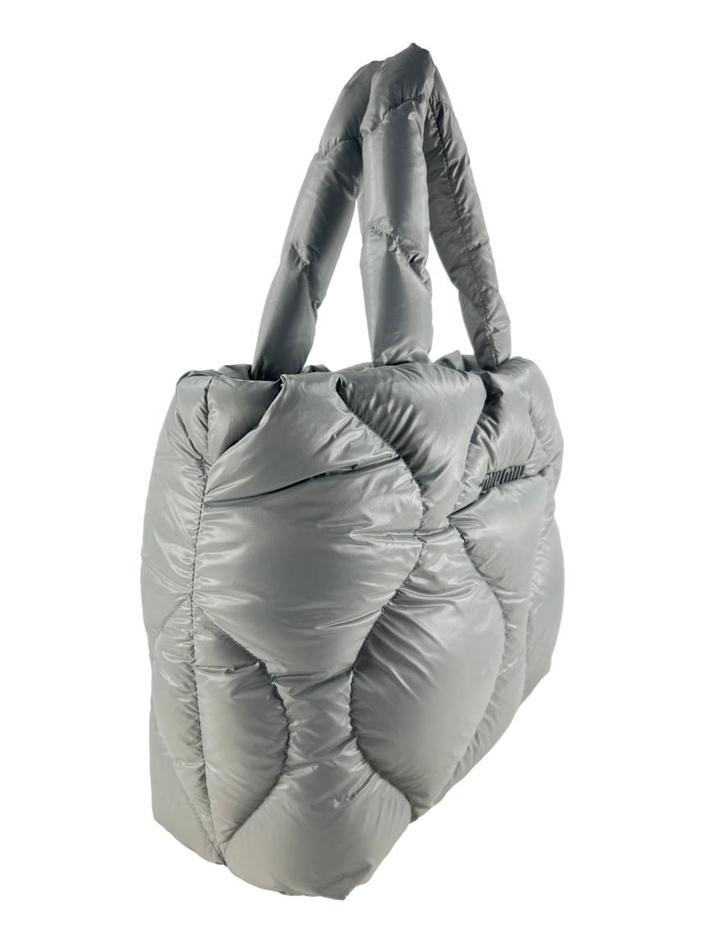 Bolsa Tote Miu Miu Puffer Quilted Nylon Cinza - DCIH2 Original