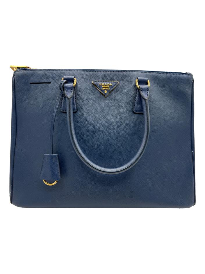Bolsa Tote Prada Double Zip Saffiano Azul - CHXX8 Original