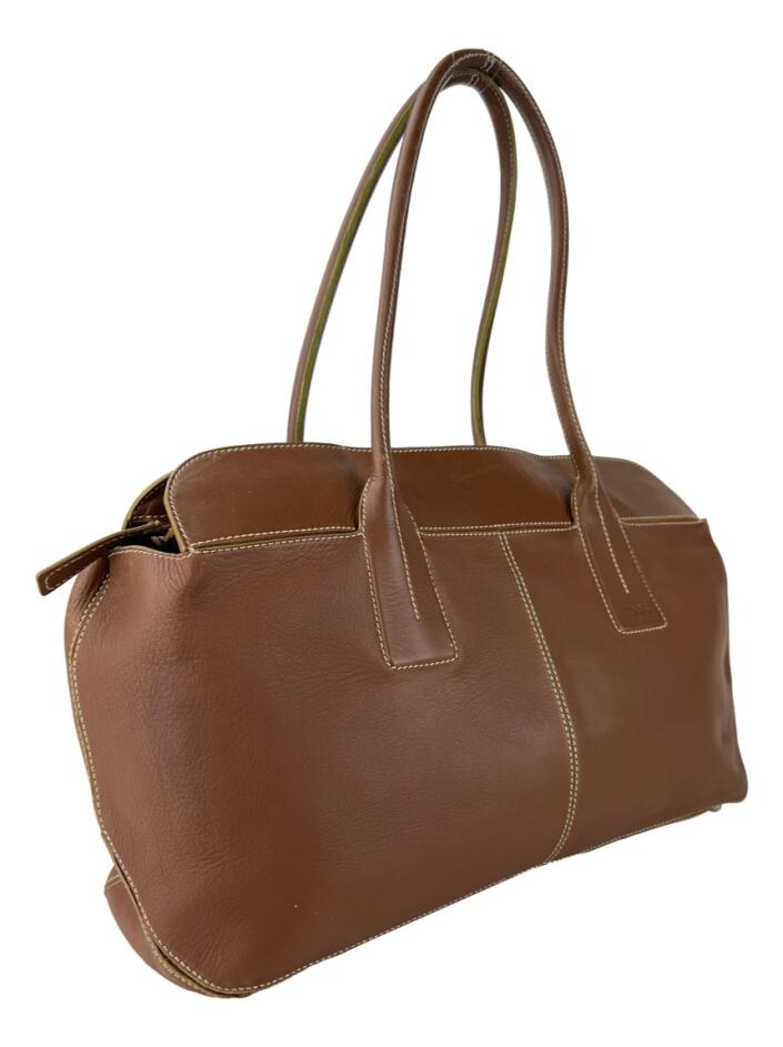 カルサイト　28kg ーtotー007 Bolsa Tote Tod's Couro Marrom - CJDO14 Original | Etiqueta Única