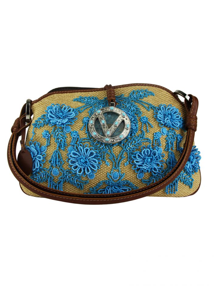 フシギバナ イントロパック ホロ Bolsa Valentino Palha com Bordados - ADK63 Original | Etiqueta Única