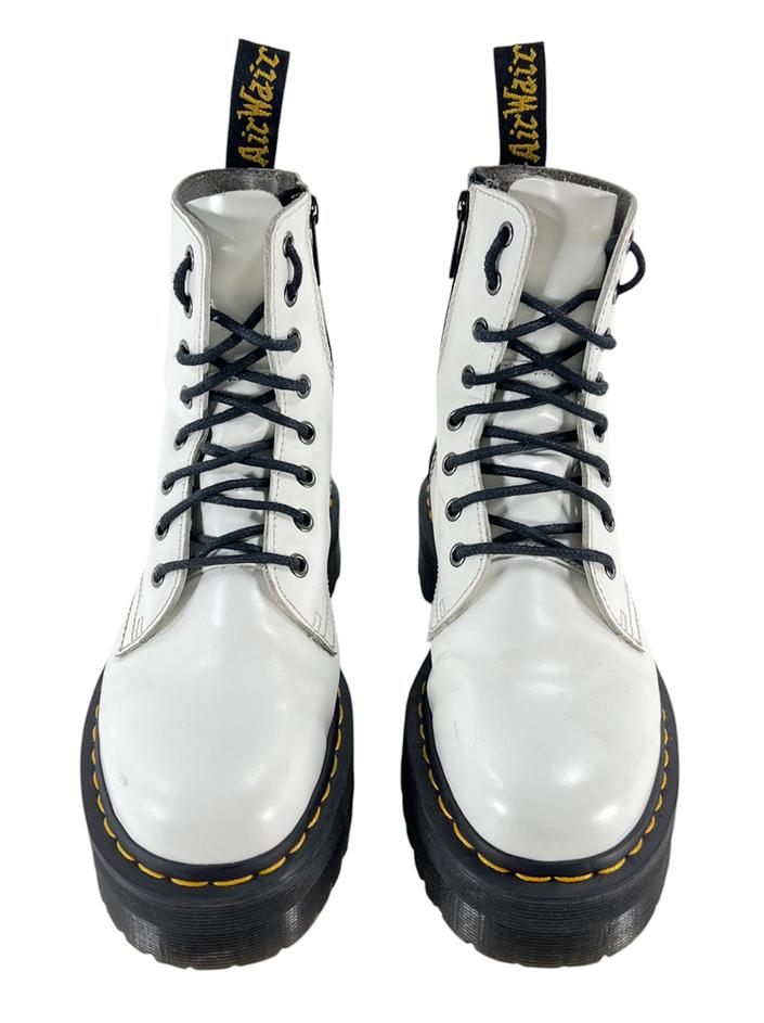 Bota Dr. Martens Jadon Branca - PVA101 Original | Etiqueta Única